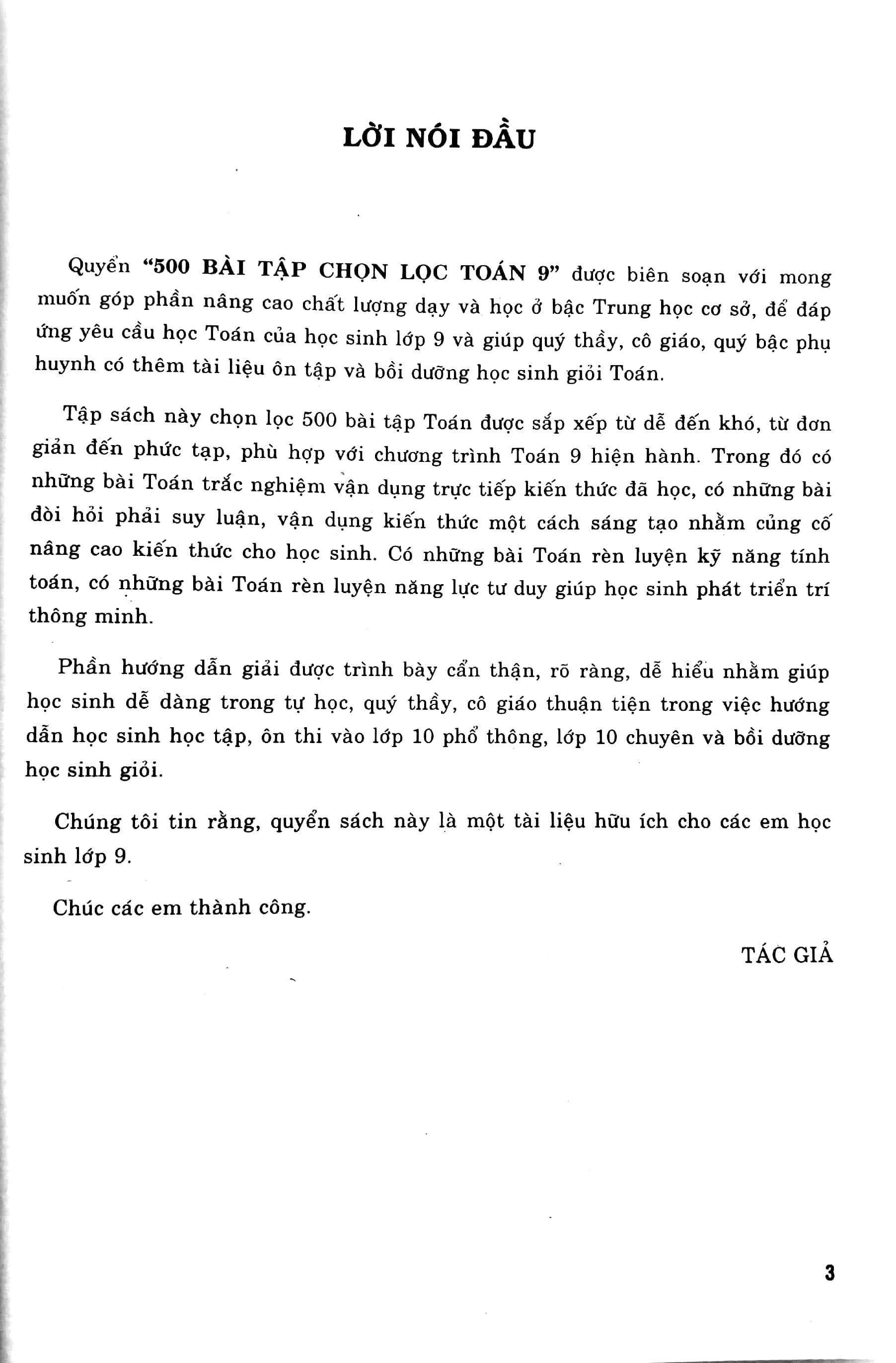 500 bài tập chọn lọc toán 9 - Ảnh 4