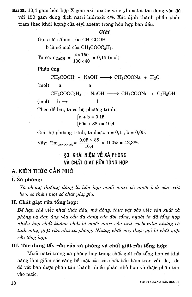 500 bài tập cơ bản và nâng cao hóa học 12 - Ảnh 16