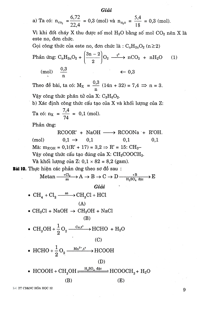 500 bài tập cơ bản và nâng cao hóa học 12 - Ảnh 7