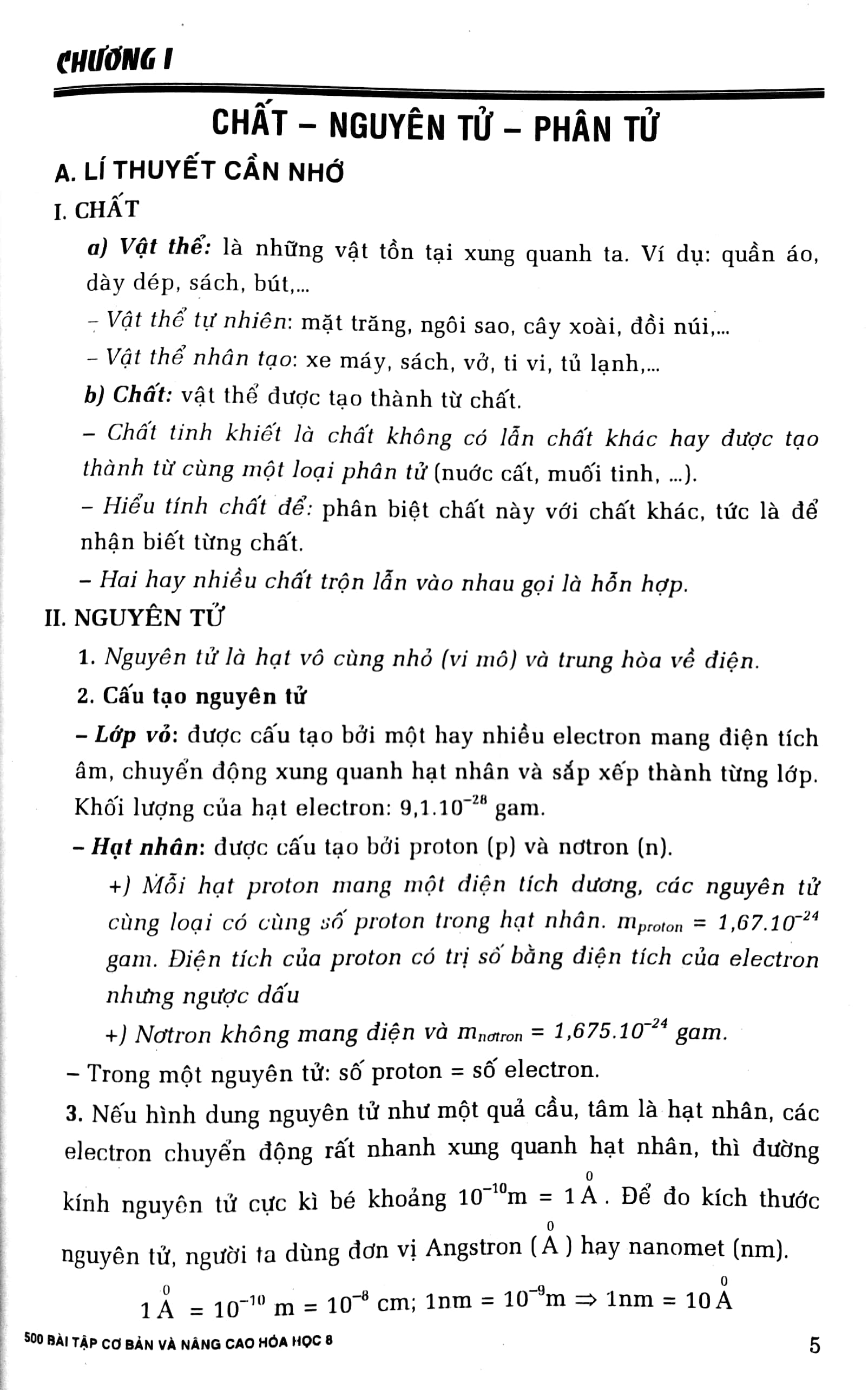 500 bài tập cơ bản và nâng cao hóa học 8 (biên soạn theo chương trình giáo dục phổ thông mới) (tái bản 2023) - Ảnh 5
