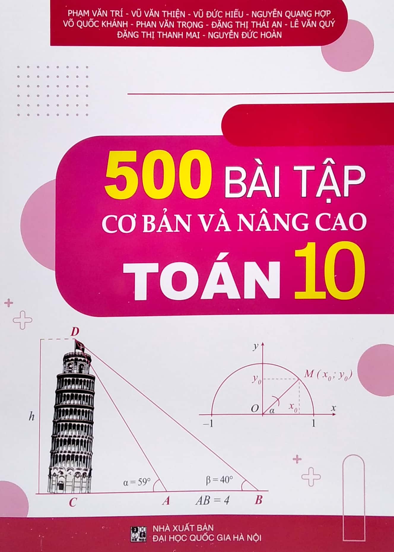 500 bài tập cơ bản và nâng cao toán 10 - Ảnh 2