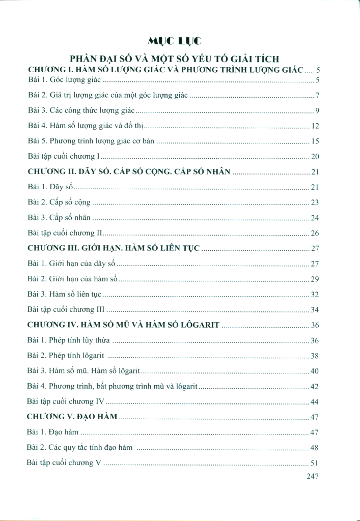 500 bài tập cơ bản và nâng cao toán 11 - Ảnh 4