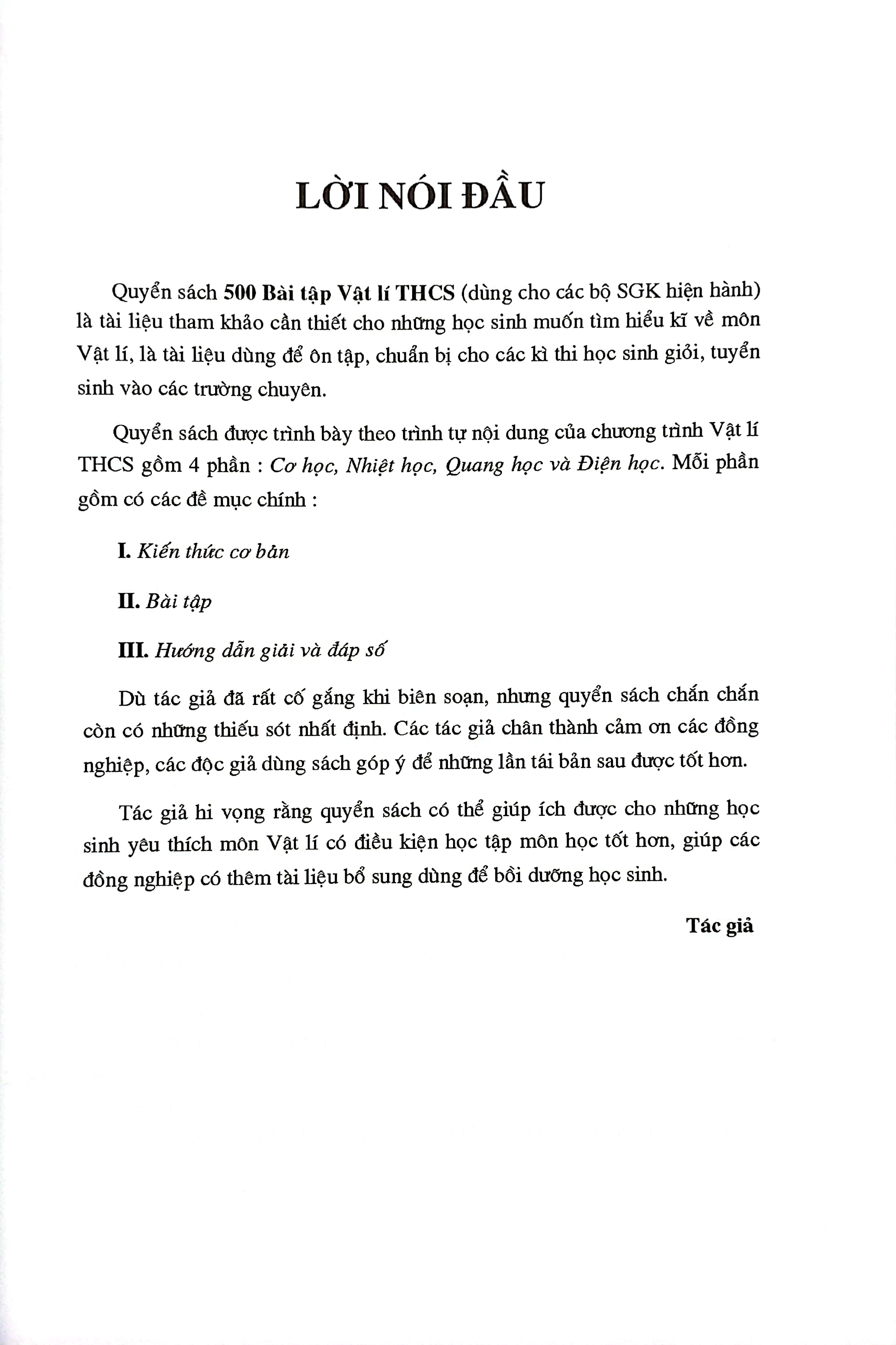 500 bài tập vật lí trung học cơ sở (dùng cho các bộ sgk hiện hành) - Ảnh 6