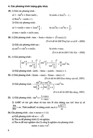 500 bài toán chọn lọc 11 (dùng chung cho các bộ sgk hiện hành) - Ảnh 8