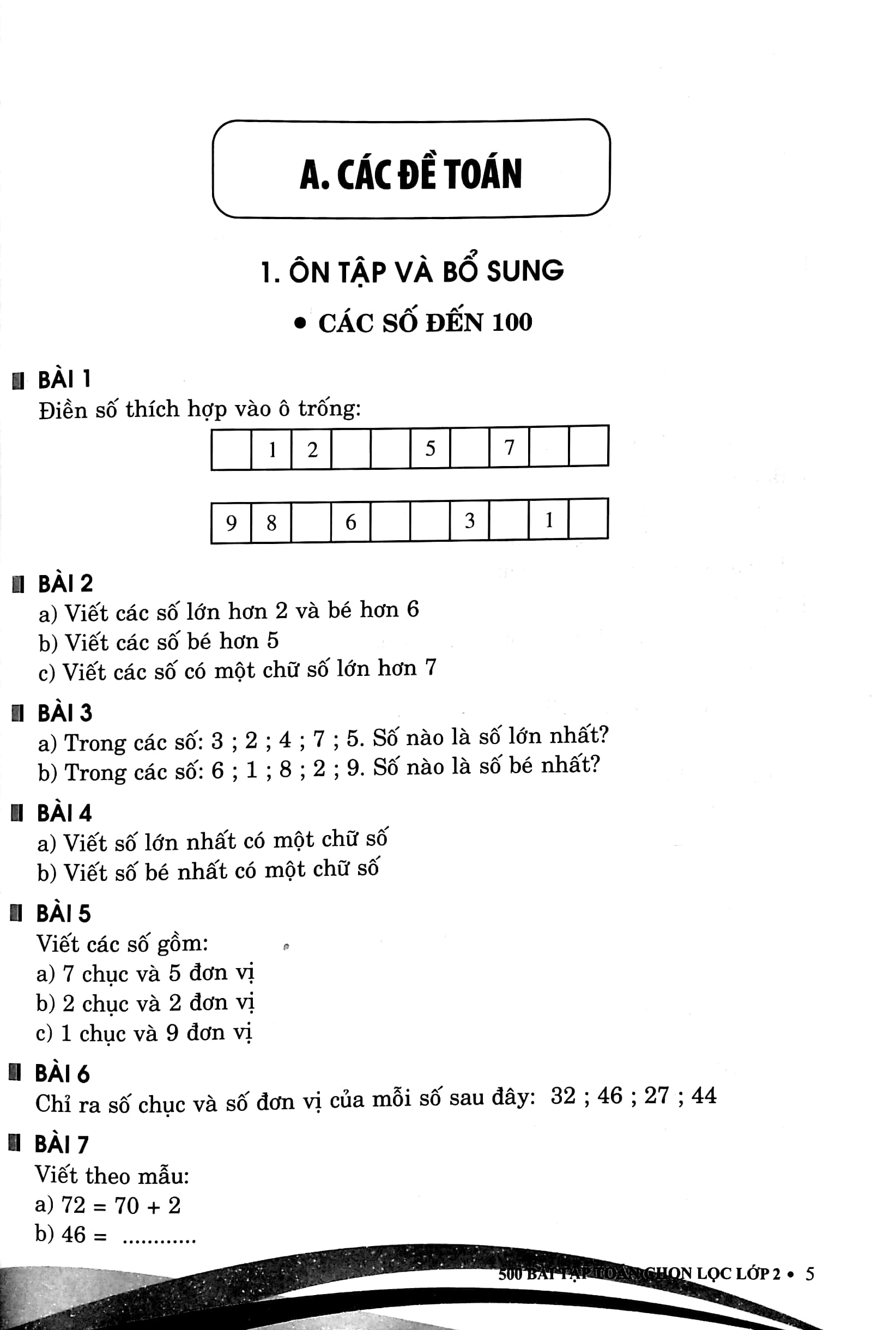 500 bài toán chọn lọc lớp 2 (theo chương trình giáo dục phổ thông mới) - Ảnh 5