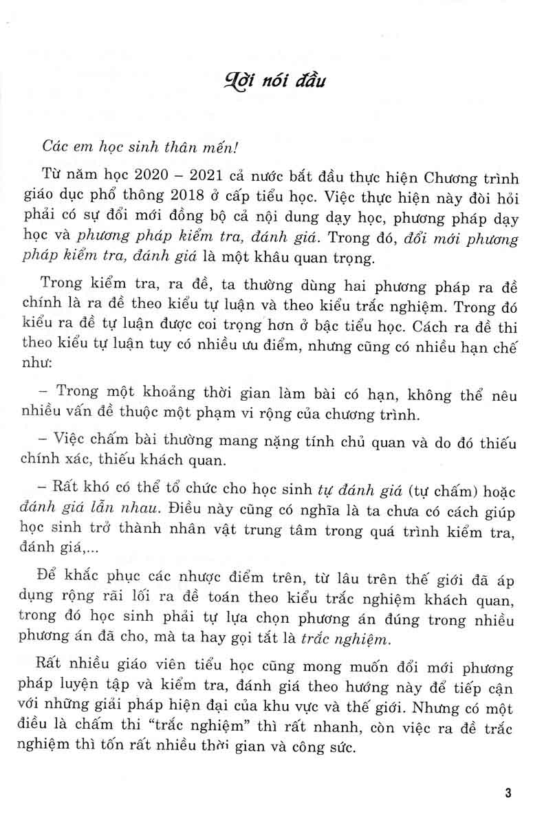 500 bài toán trắc nghiệm 2 (dùng chung cho các bộ sgk hiện hành) - Ảnh 3