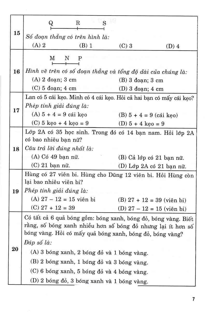 500 bài toán trắc nghiệm 2 (dùng chung cho các bộ sgk hiện hành) - Ảnh 8