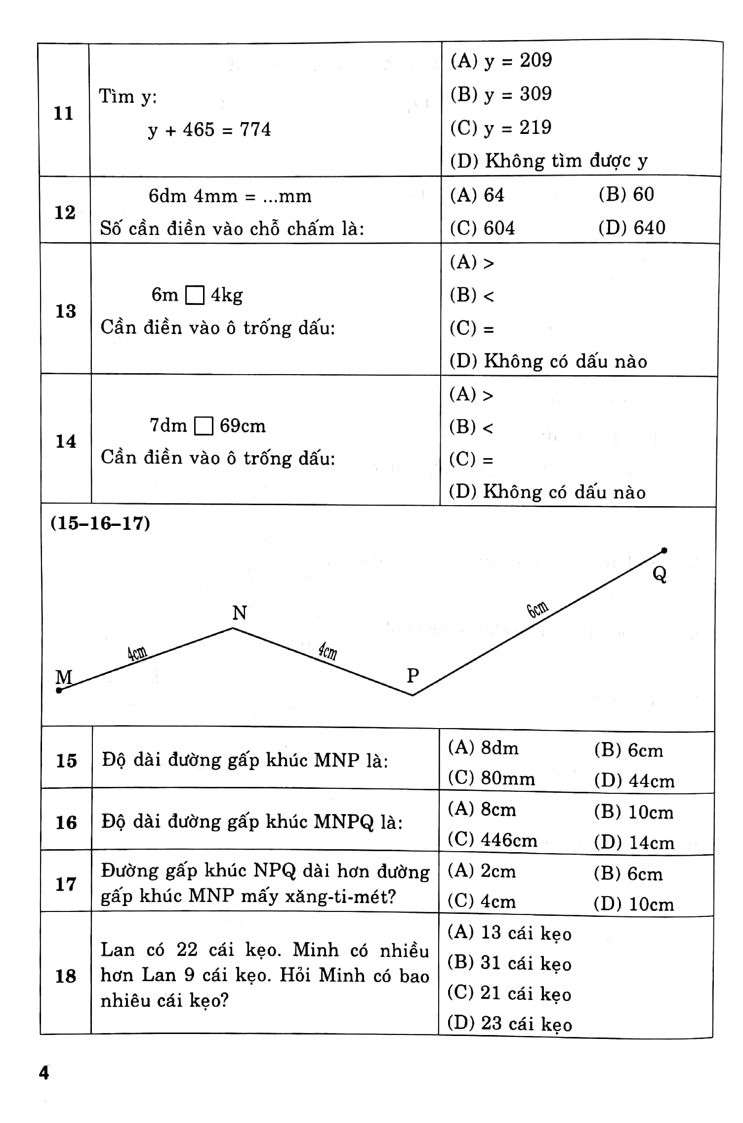 500 bài toán trắc nghiệm 3 (biên soạn theo chương trình giáo dục phổ thông mới) - Ảnh 5
