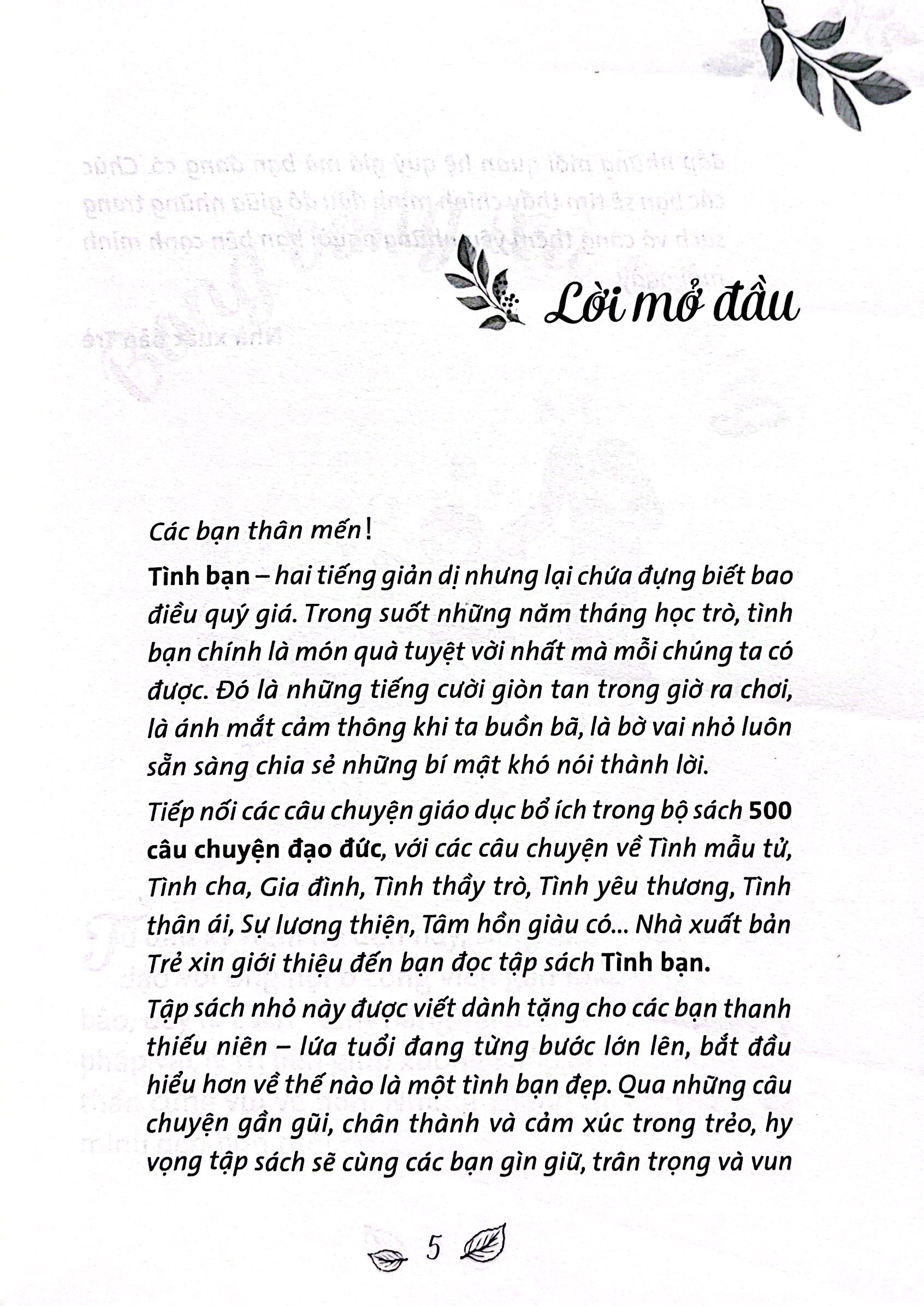 500 Câu Chuyện Đạo Đức - Tình Bạn - Ảnh 3