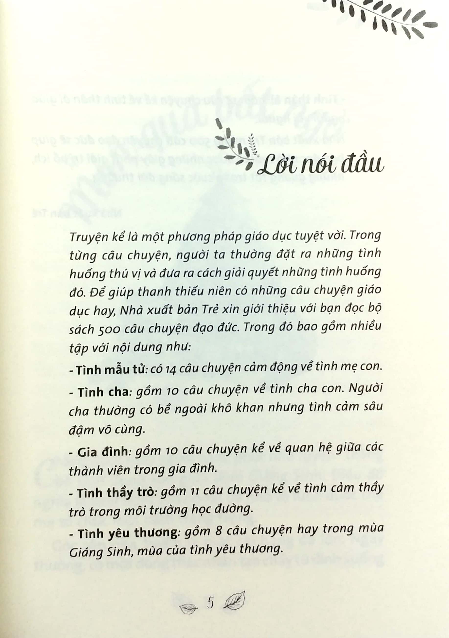 500 câu chuyện đạo đức: tình yêu thương - Ảnh 3