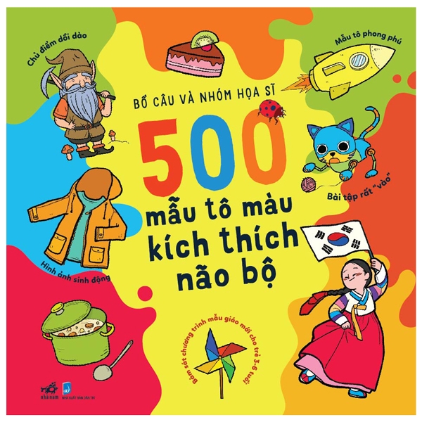 500 mẫu tô màu kích thích não bộ