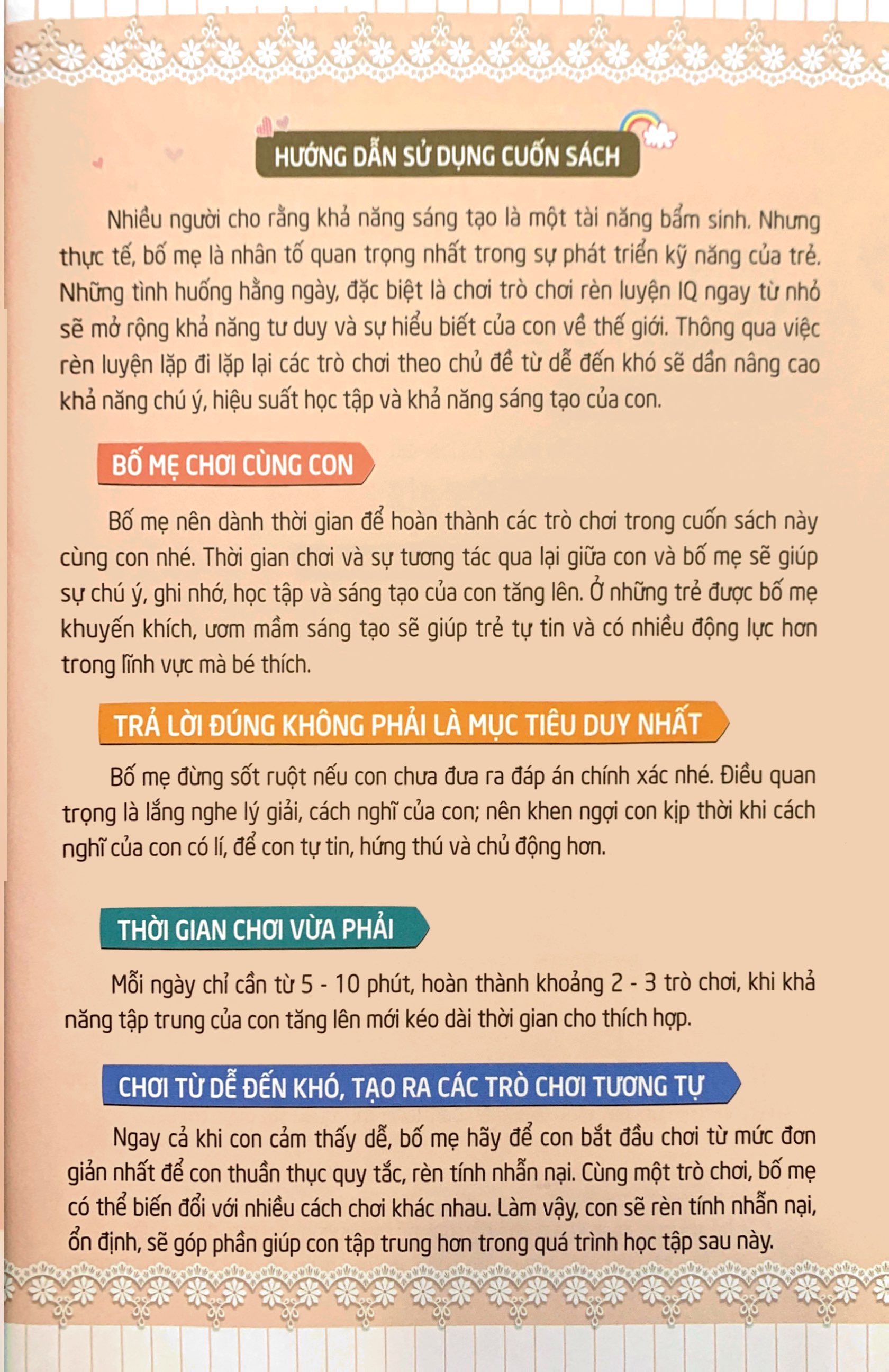 500 trò chơi rèn luyện iq (4-10 tuổi) - khả năng sáng tạo - Ảnh 3