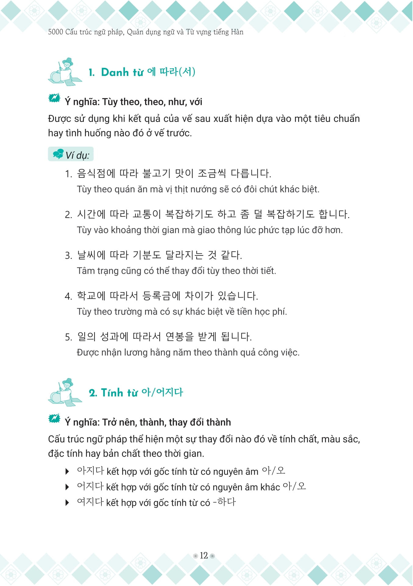 5000 Cấu Trúc Ngữ Pháp, Quán Dụng Ngữ Và Từ Vựng Tiếng Hàn - Ảnh 10