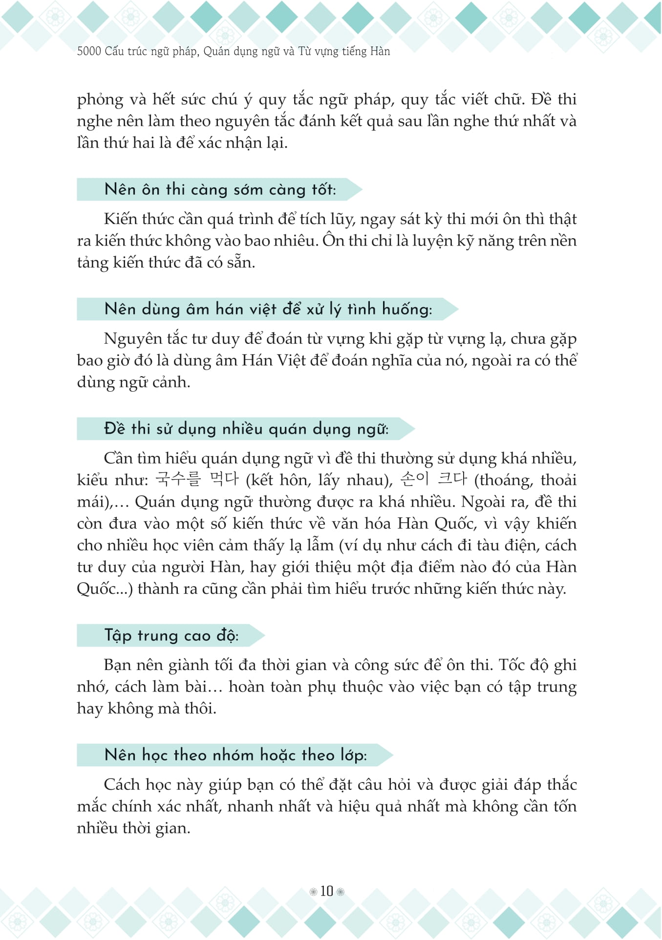 5000 Cấu Trúc Ngữ Pháp, Quán Dụng Ngữ Và Từ Vựng Tiếng Hàn - Ảnh 8