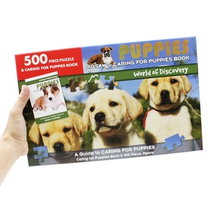 5000 piece puzzle & caring for puppies book: puppies - Ảnh 10