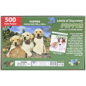 5000 piece puzzle & caring for puppies book: puppies - Ảnh 4