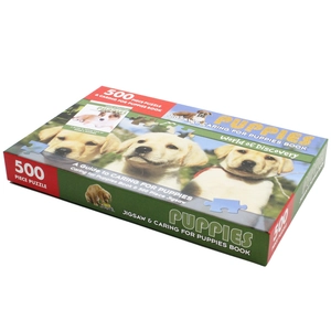 5000 piece puzzle & caring for puppies book: puppies - Ảnh 7
