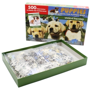 5000 piece puzzle & caring for puppies book: puppies - Ảnh 8