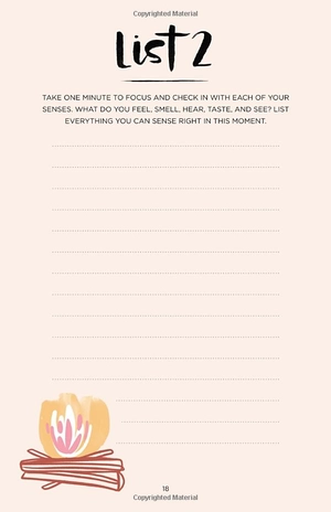 52 lists for calm: journaling inspiration for soothing anxiety and creating a peaceful life - Ảnh 16
