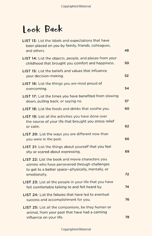 52 lists for calm: journaling inspiration for soothing anxiety and creating a peaceful life - Ảnh 8