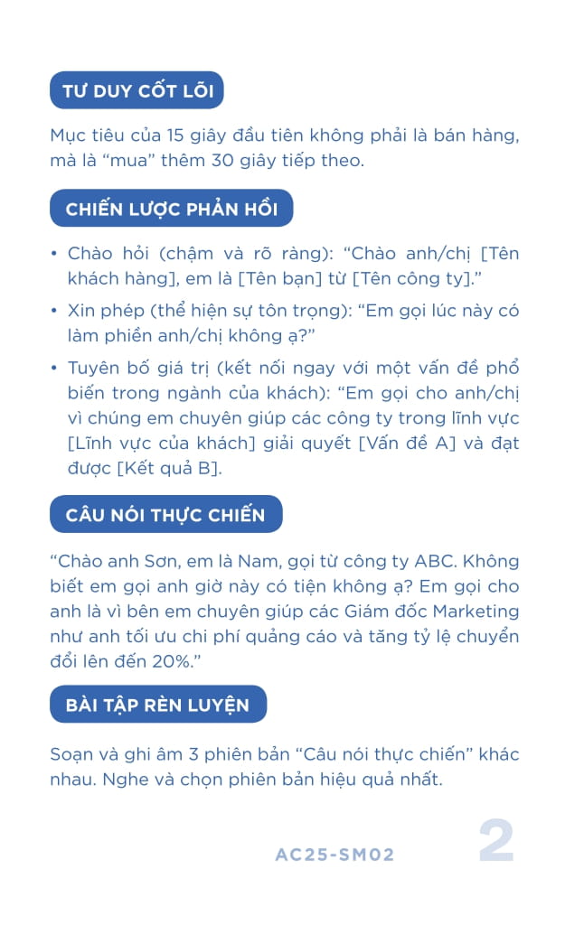 52 Tình Huống Thực Chiến Để Trở Thành “Sát Thủ Doanh Số” - Ảnh 7