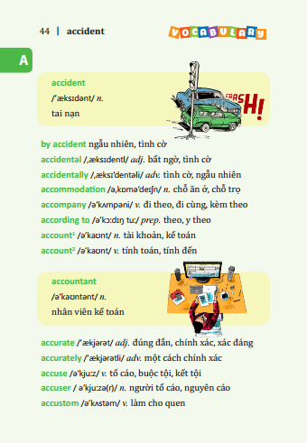 5500 từ vựng tiếng anh thông dụng nhất (bản màu) - tái bản - Ảnh 10