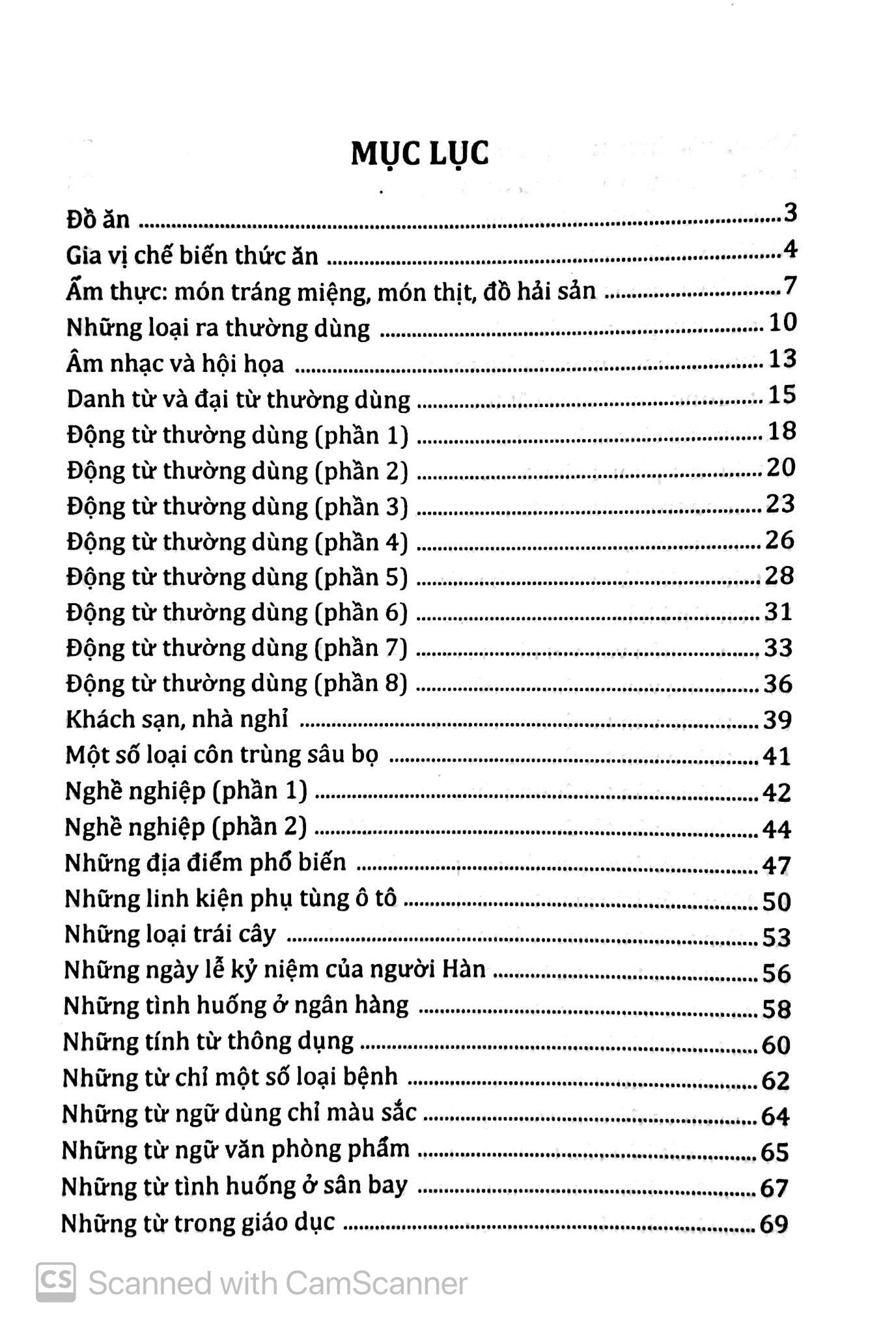 5500 từ vựng tiếng hàn thông dụng theo chủ đề - Ảnh 3