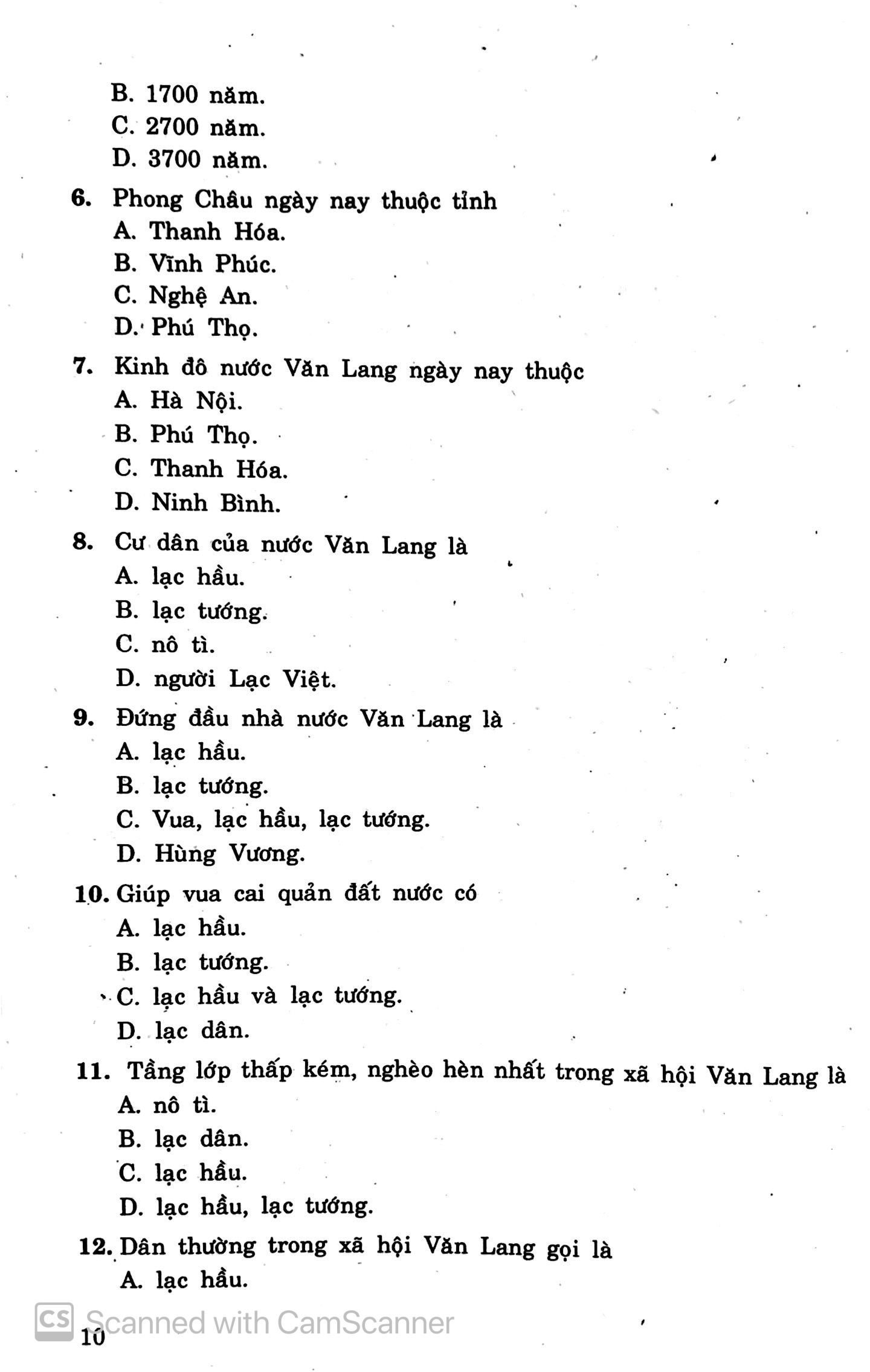 599 câu hỏi trắc nghiệm lịch sử - địa lí 4 - Ảnh 10