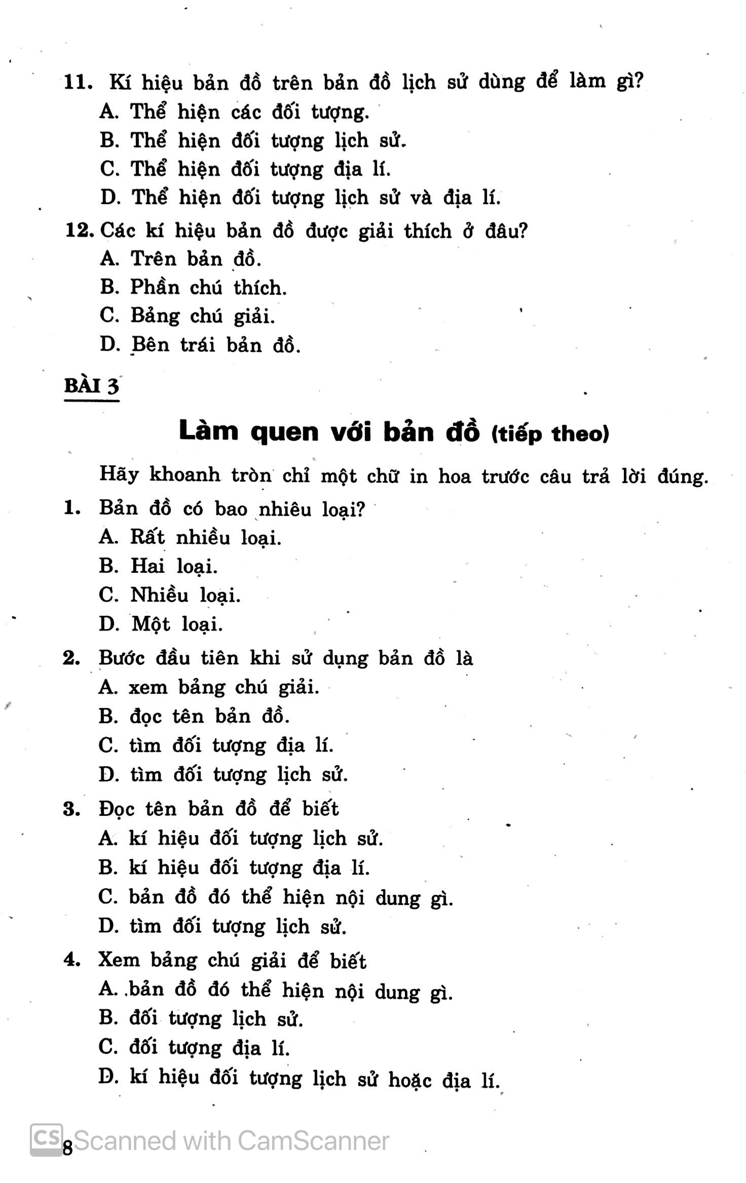 599 câu hỏi trắc nghiệm lịch sử - địa lí 4 - Ảnh 8