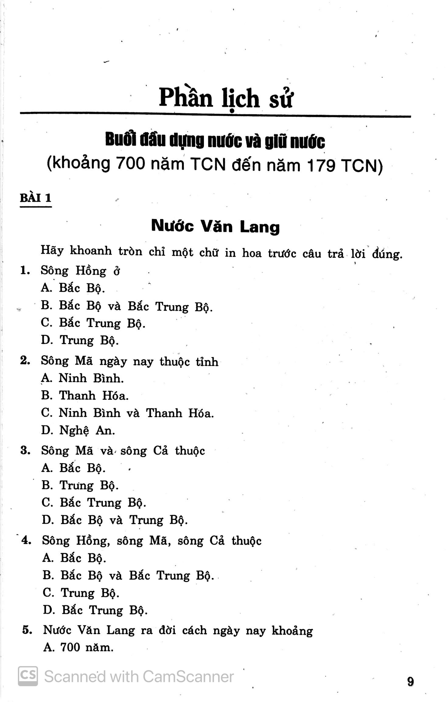 599 câu hỏi trắc nghiệm lịch sử - địa lí 4 - Ảnh 9