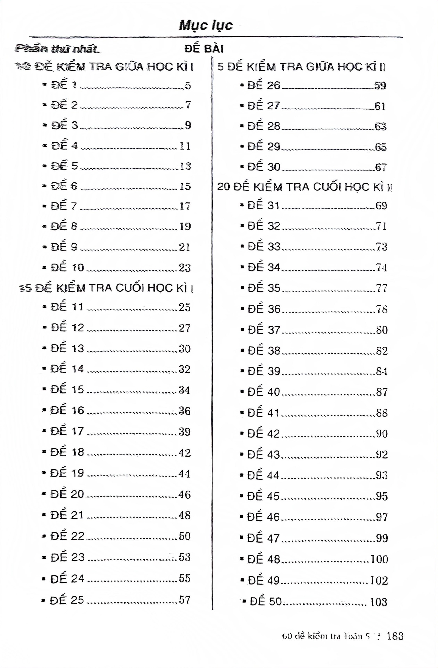 60 đề kiểm tra toán 5 (theo chương trình gdpt mới) - Ảnh 4