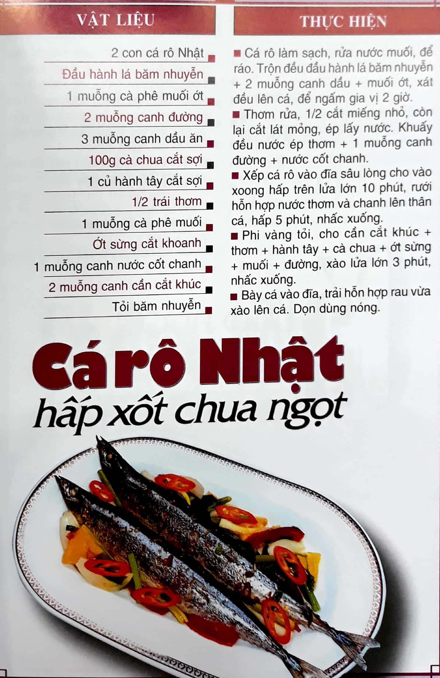 60 món ăn được ưa thích - món cá - Ảnh 7