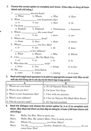 600 câu trắc nghiệm tiếng anh 5 ( không đáp án) - Ảnh 4