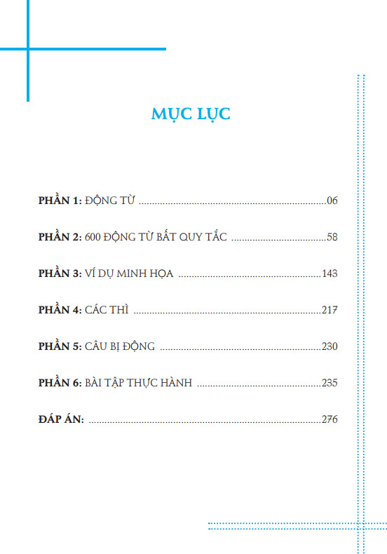 600 động từ bất quy tắc và cách dùng các thì trong tiếng anh (tái bản 2022) - Ảnh 3