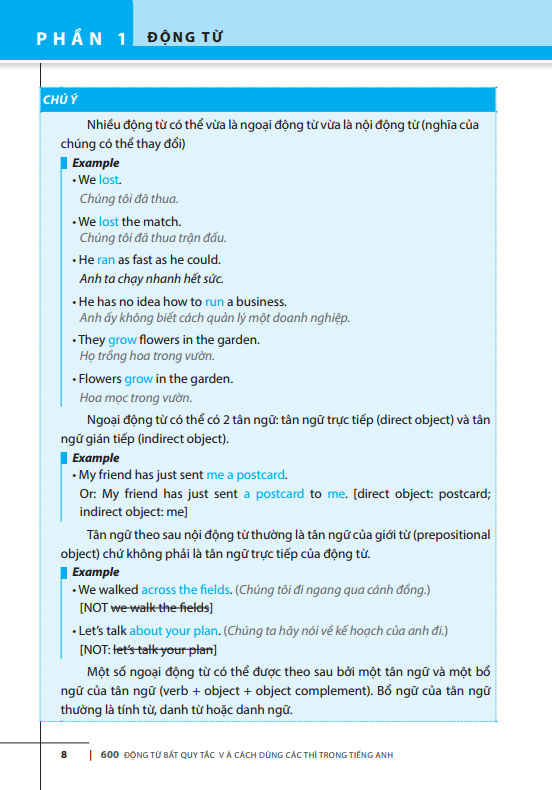 600 động từ bất quy tắc và cách dùng các thì trong tiếng anh (tái bản 2022) - Ảnh 5