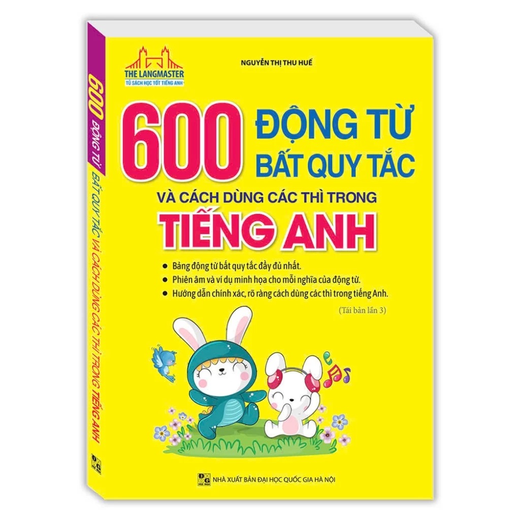 600 động từ bất quy tắc và cách dùng các thì trong tiếng anh (tái bản 2024) - Ảnh 3