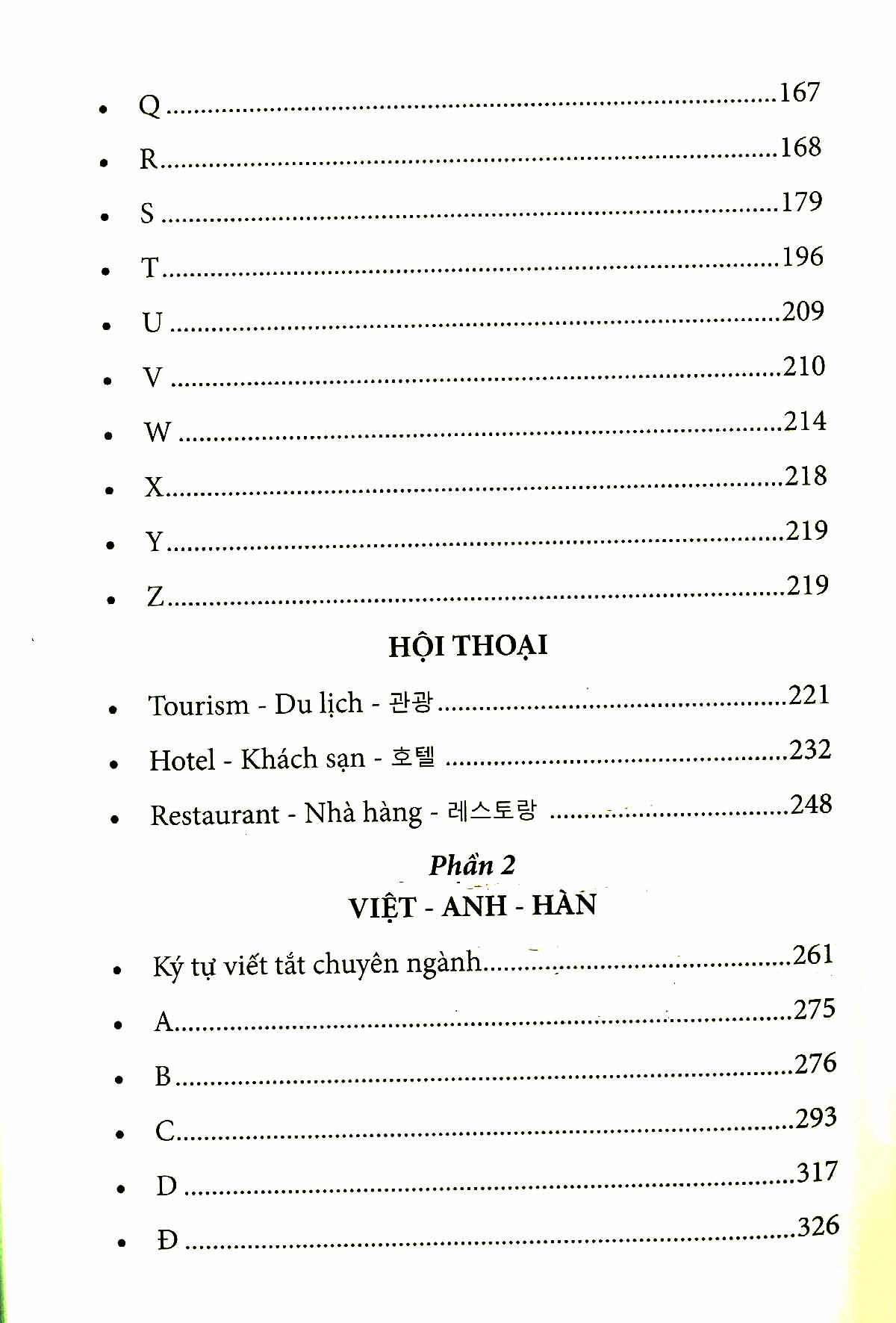 6000 từ vựng chuyên ngành du lịch-khách sạn-nhà hàng (anh-việt-hàn) - Ảnh 4