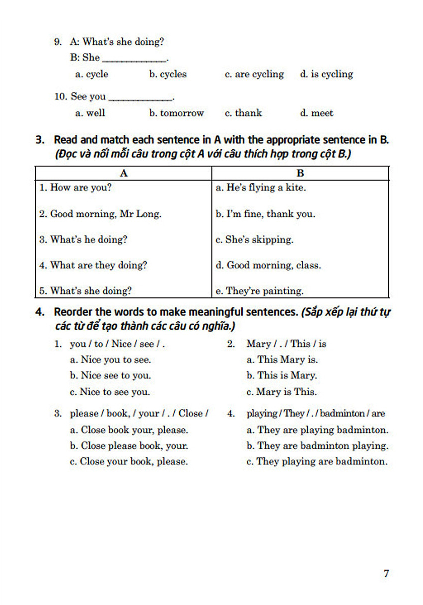 612 câu trắc nghiệm tiếng anh 4 - có đáp án (biên soạn theo sgk tiếng anh 4 - global success) - Ảnh 5