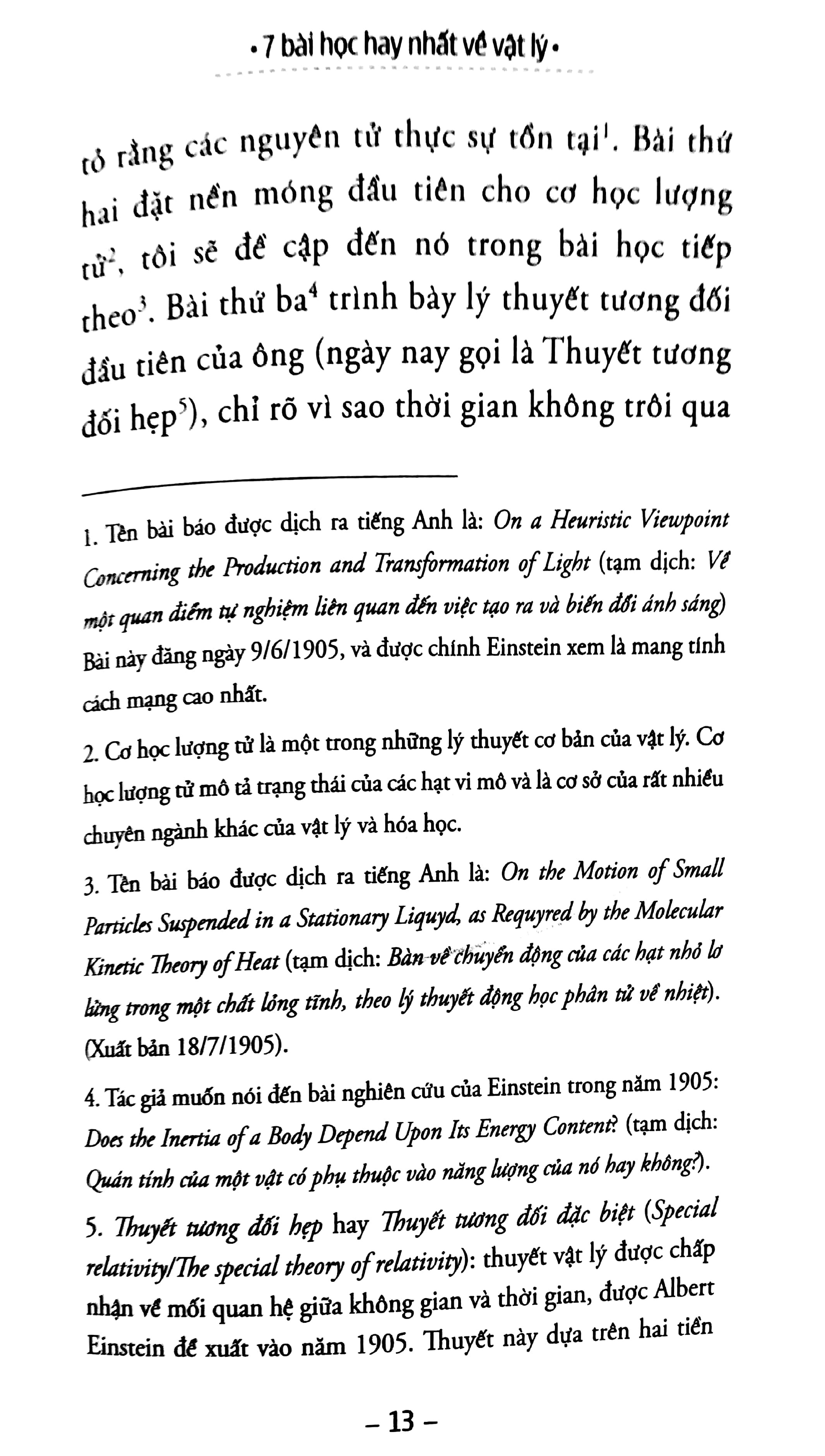 7 Bài Học Hay Nhất Về Vật Lý - Seven Brief Lessons On Physics (Tái Bản 2025) - Ảnh 7