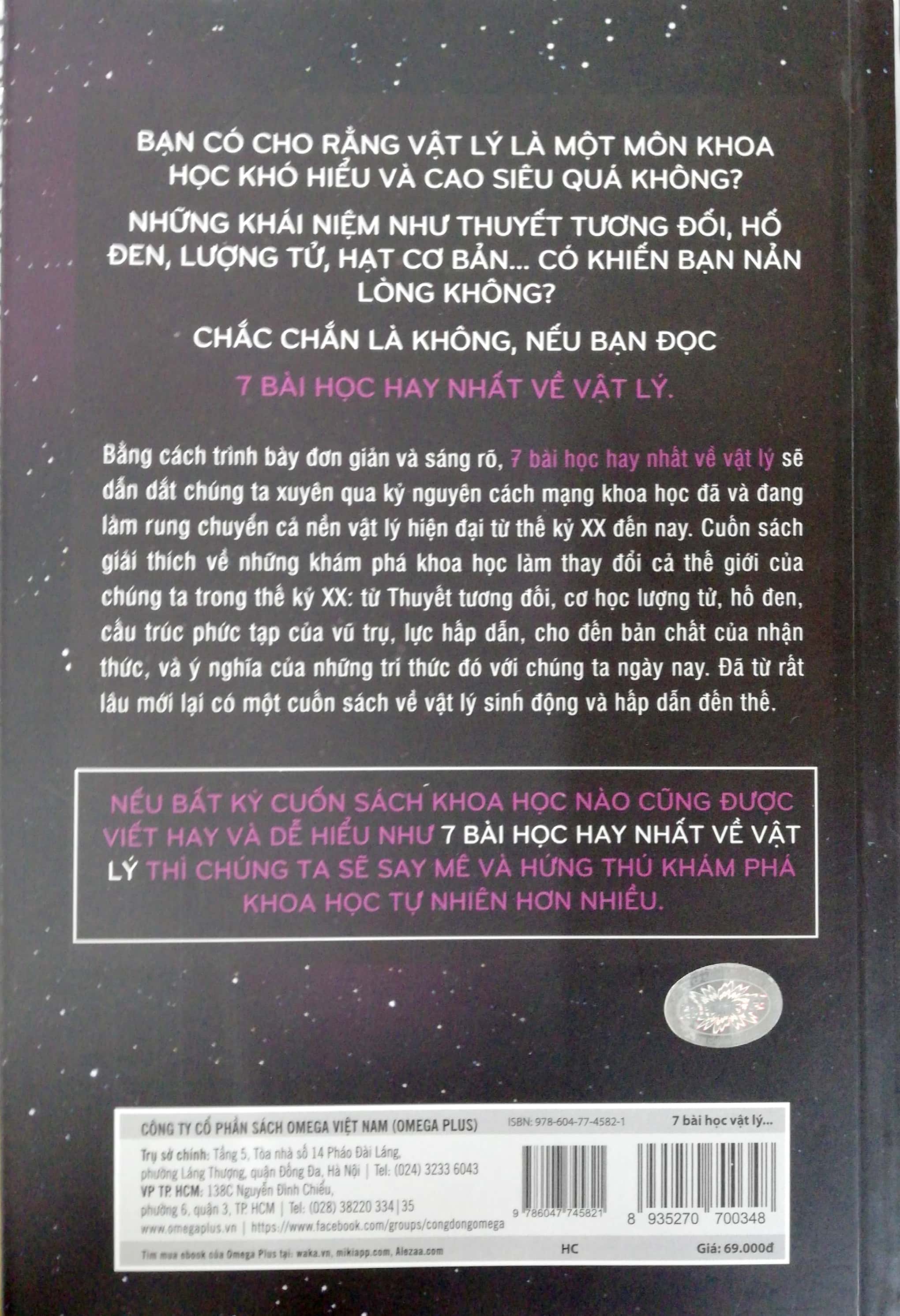 7 bài học hay nhất về vật lý (tái bản 2018) - Ảnh 2