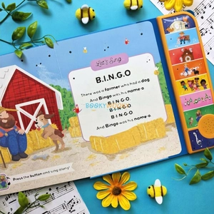7 button sound book - hey, diddle, diddle - Ảnh 3