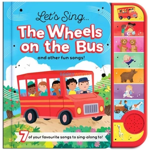 7 button sound book - wheels on the bus - Ảnh 2