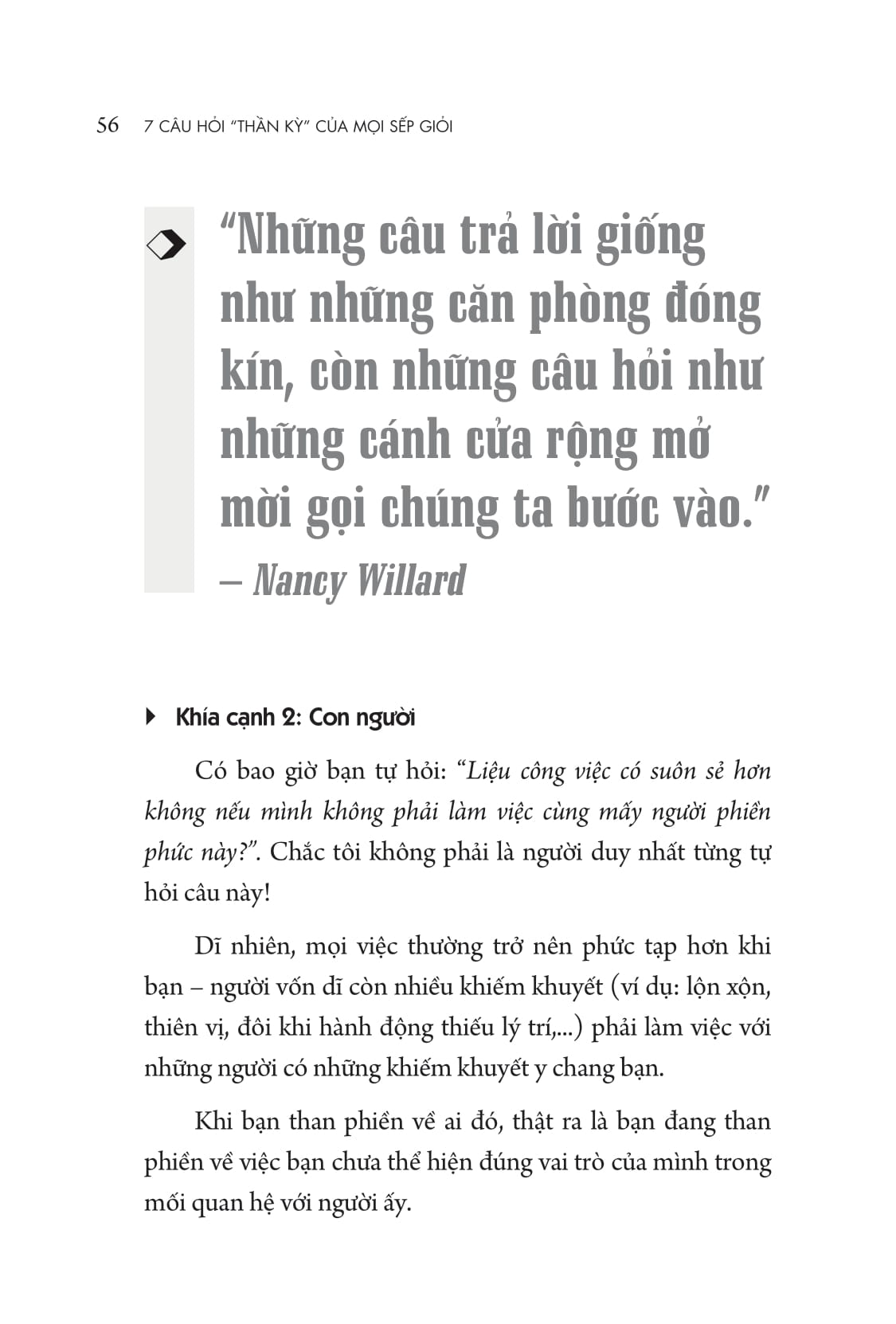 7 câu hỏi "thần kỳ" của mọi sếp giỏi - Ảnh 14