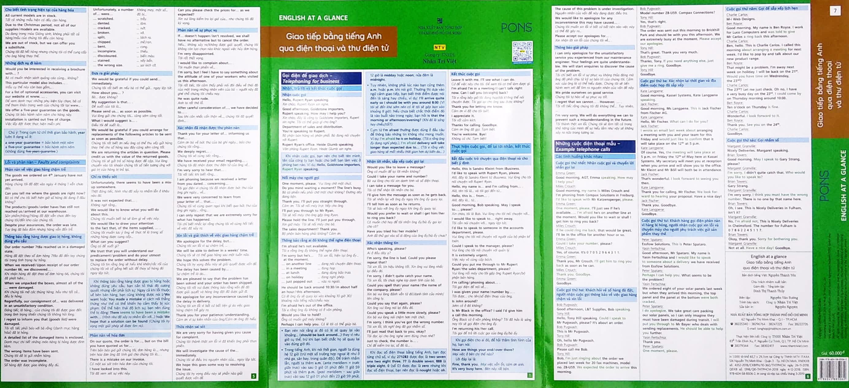(7) english at a glance - giao tiếp bằng tiếng anh qua điện thoại và thư điện tử - Ảnh 3