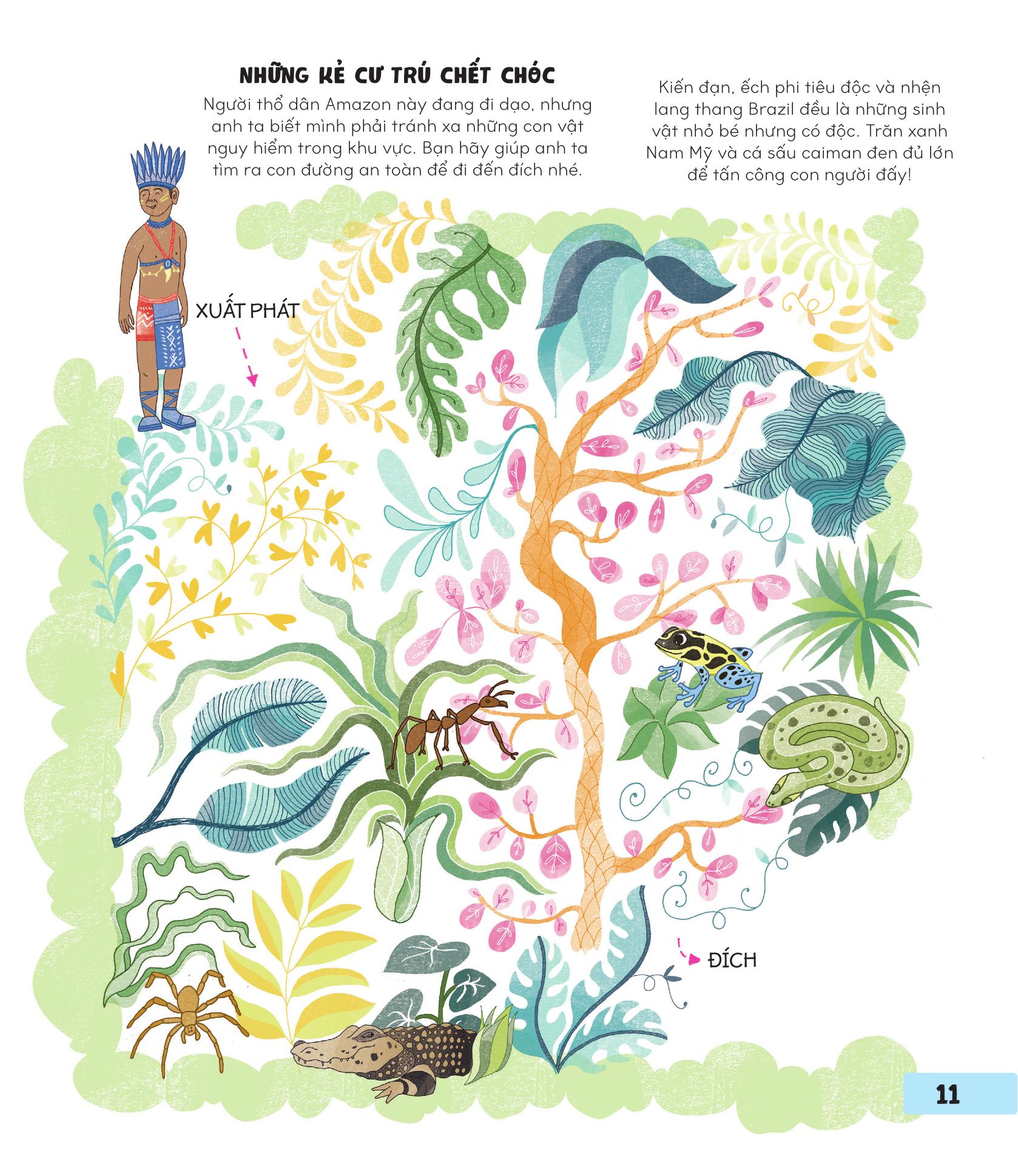 70++ trò chơi giúp em khám phá thế giới - mê cung - Ảnh 3