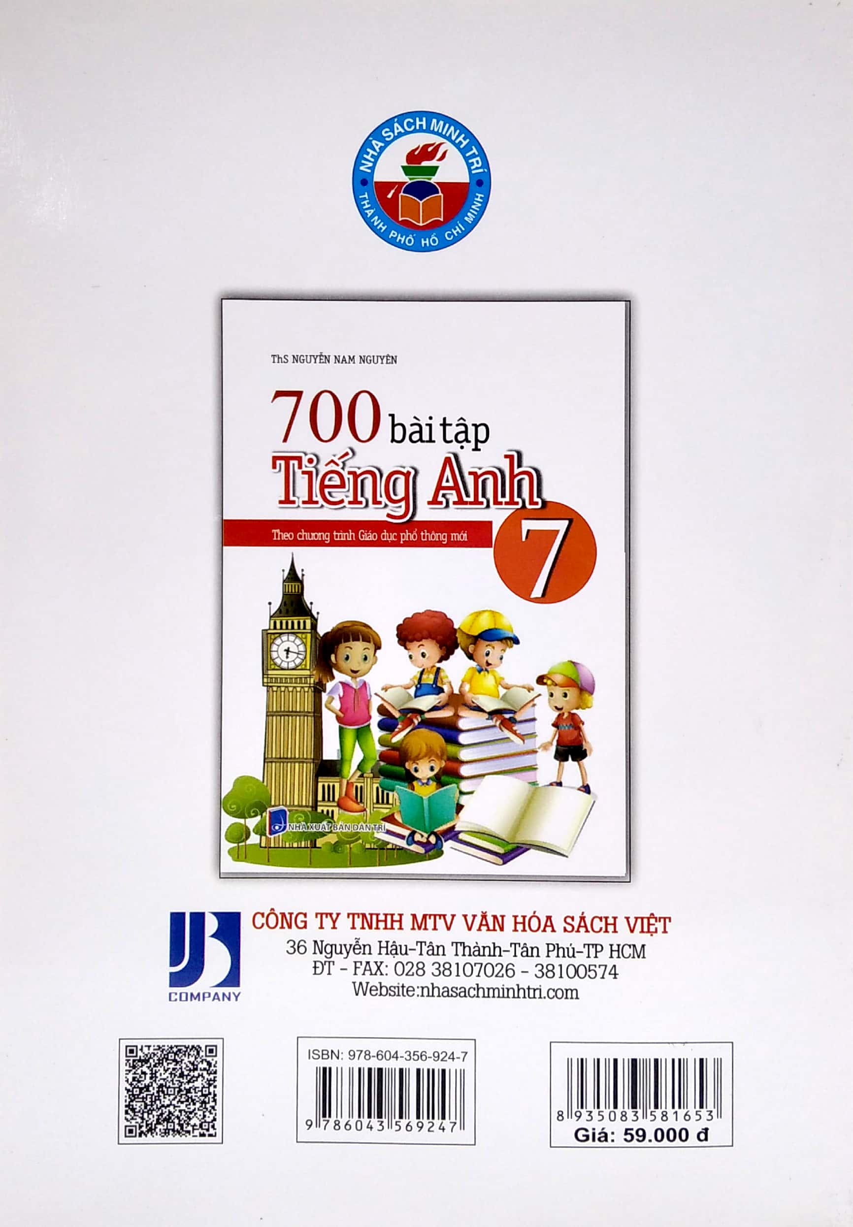 700 bài tập tiếng anh 7 (theo chương trình giáo dục phổ thông mới) - Ảnh 6