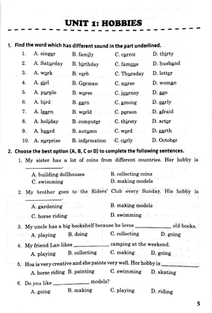 702 câu trắc nghiệm tiếng anh 7 - Ảnh 5