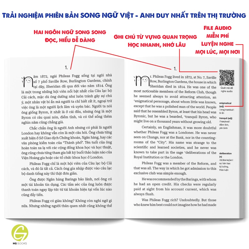 80 ngày vòng quanh thế giới - around the world in eighty days (song ngữ việt - anh) - Ảnh 3