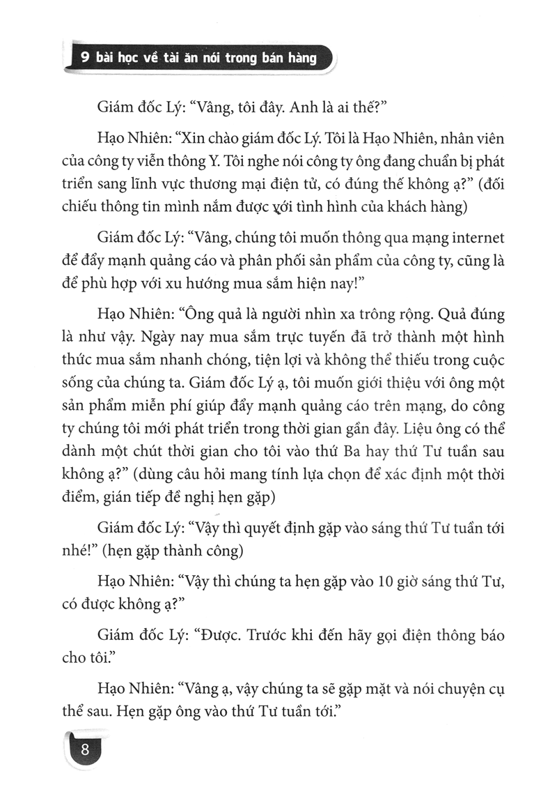 9 bài học về tài ăn nói trong bán hàng (tái bản 2022) - Ảnh 5