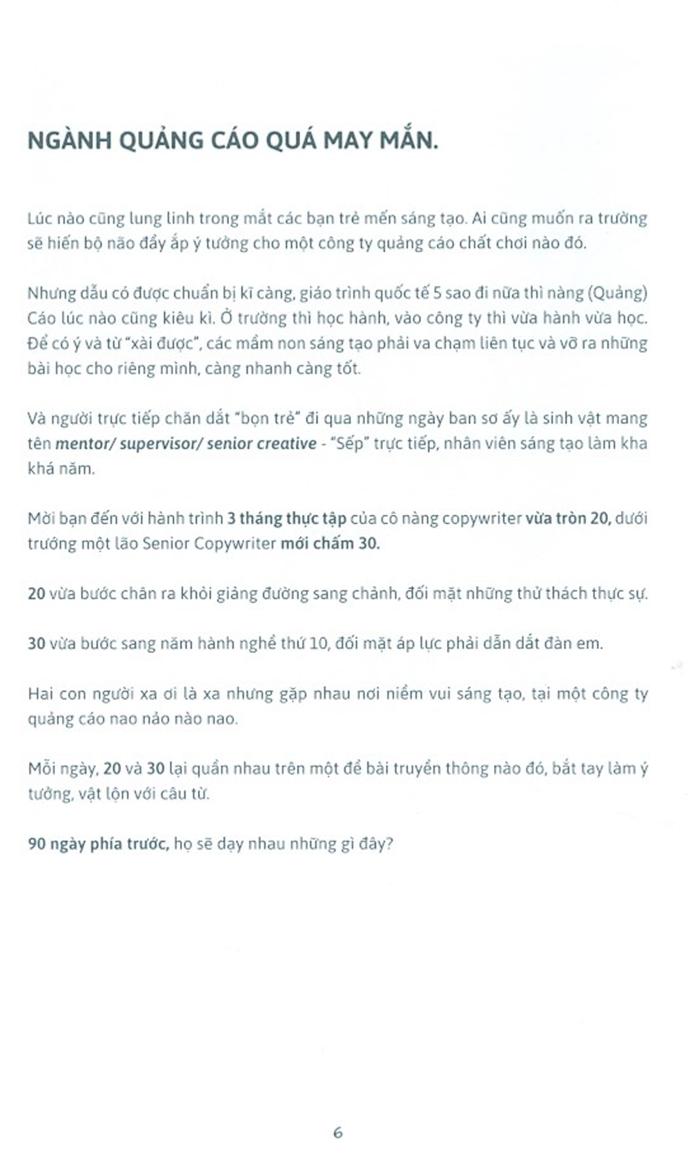 90 - 20 - 30 - 90 bài học vỡ lòng về ý tưởng và câu chữ (tái bản 2021) (bản đen trắng) - Ảnh 3